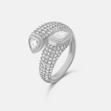 Multi Shape Pave Wrap Ring