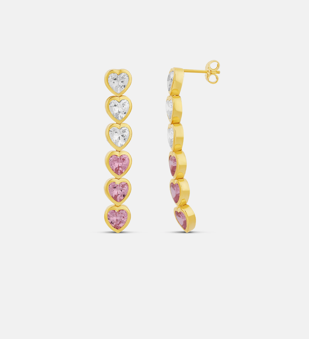Heart Drop Earrings