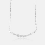 Graduated Floating Stone Necklace