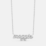 Personalized Inlay Stone Name Necklace