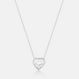 Bezel-Set Solitaire Necklace