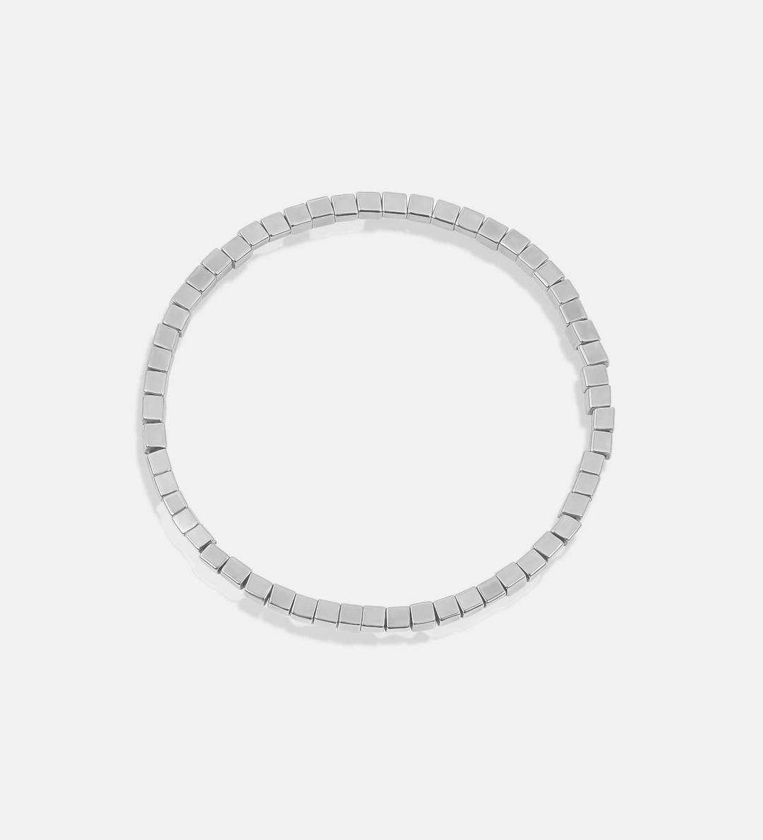 Elastic Square Beaded Bracelet