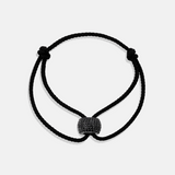 Pave Bead Charm Cord Bracelet