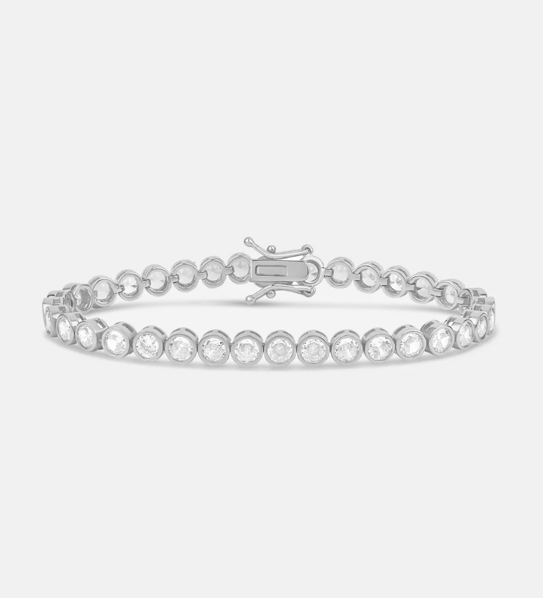 5mm Classic Bezel Set Tennis Bracelet