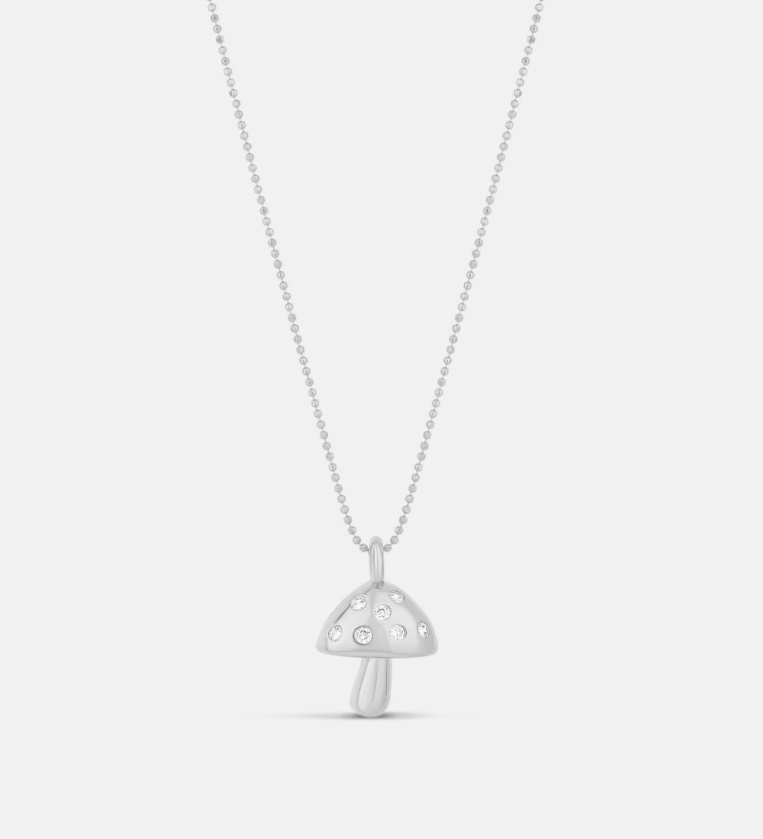 Mushroom Charm Necklace