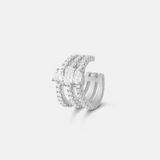 Multi Shape Pave Ear Cuff