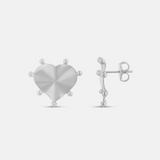 Sunburst Heart Earrings