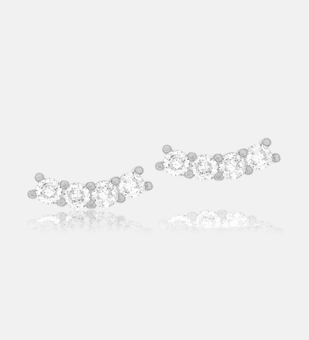 Mini Round Curved Bar Studs