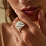 Pave Signet Ring