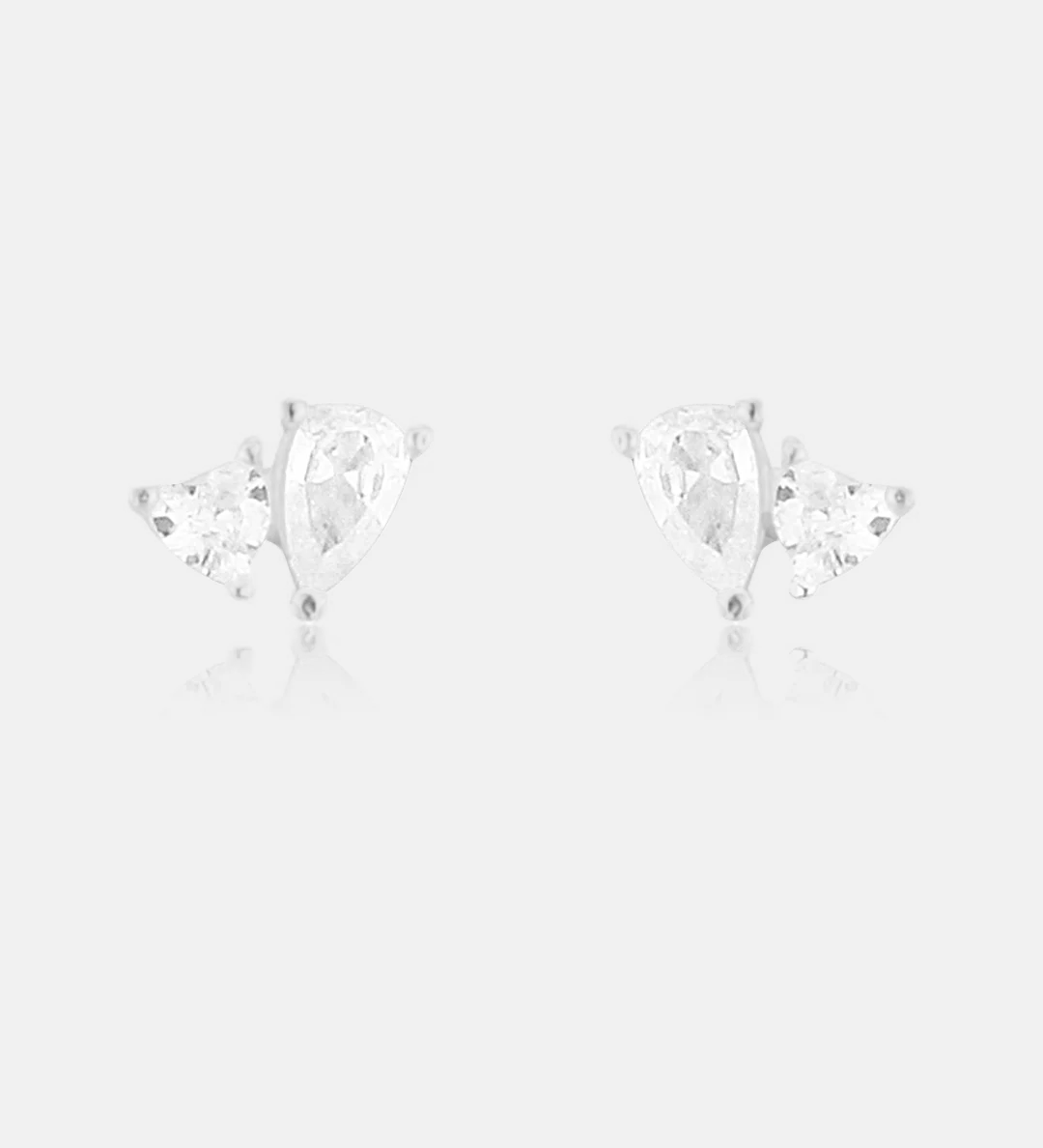 Mini Two Stone Studs