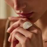 Pave Signet Ring