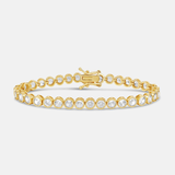 5mm Classic Bezel Set Tennis Bracelet