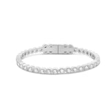 Round Bezel Open Bangle