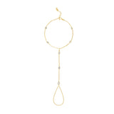 Multi Stone Hand Chain