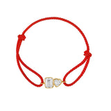 Fancy Shape Cord Bracelet