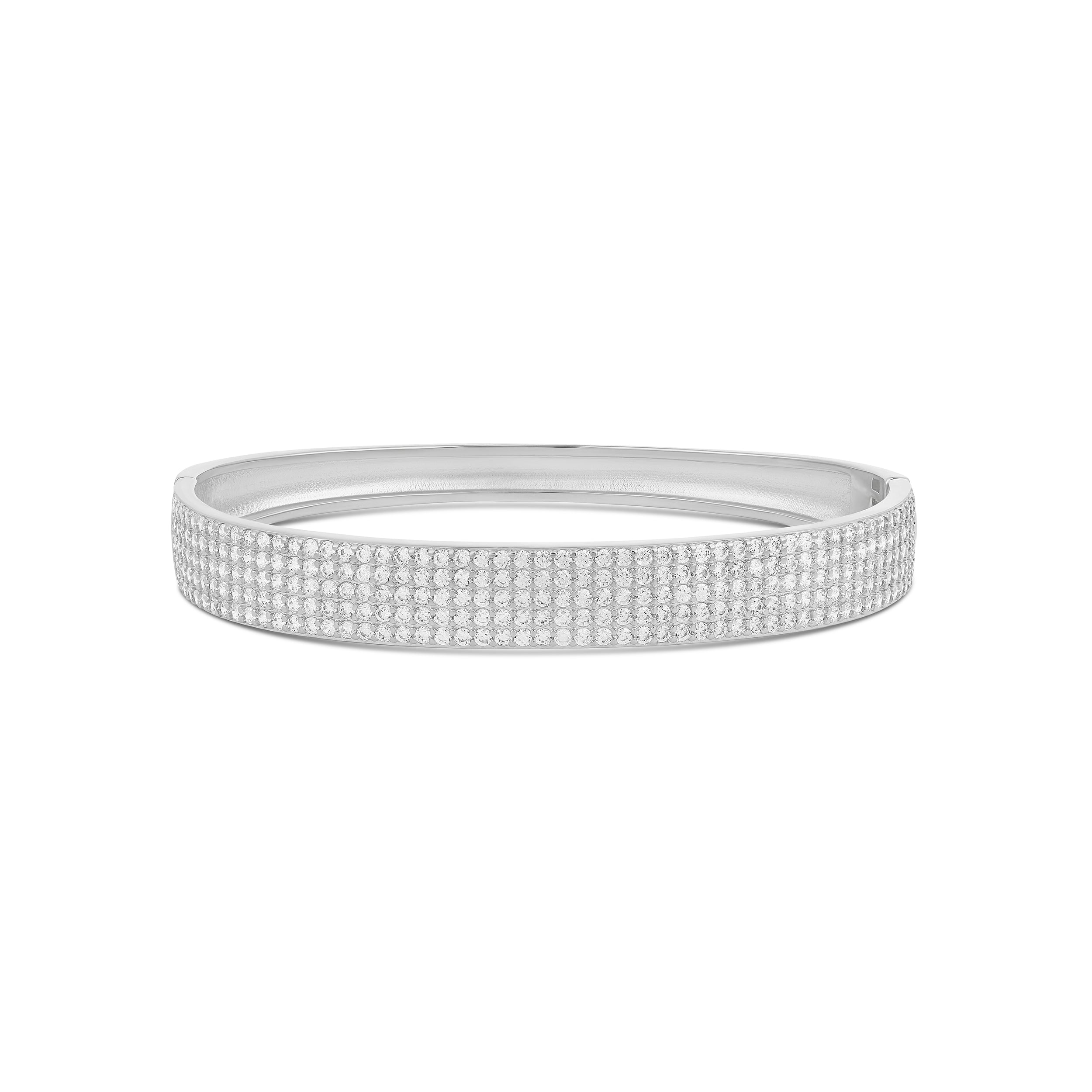 Wide Pave Bangle