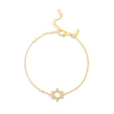 Pave Star of David Bracelet