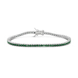 Classic 2mm Emerald Tennis Bracelet
