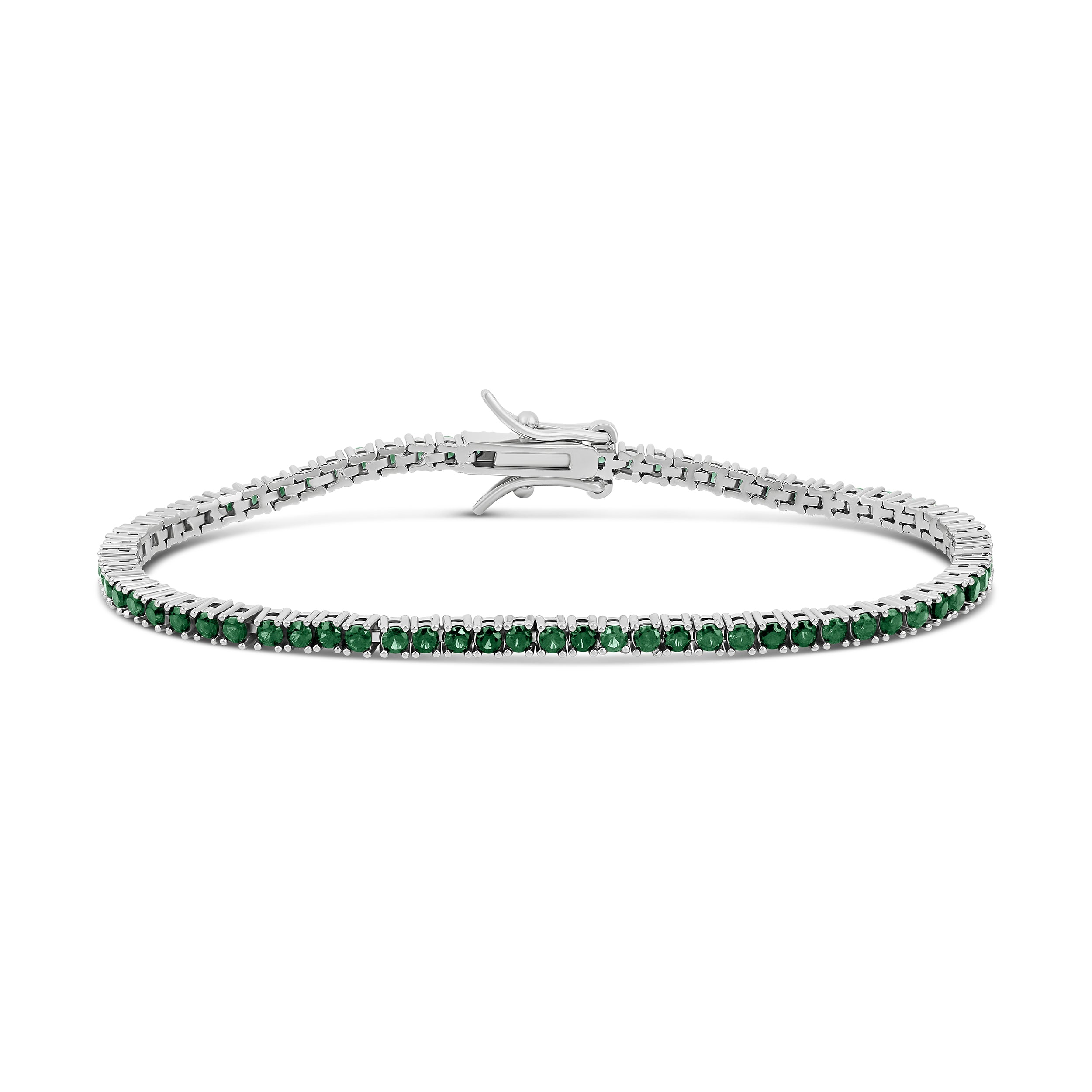 Classic 2mm Emerald Tennis Bracelet