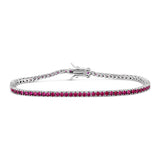 Classic 2mm Ruby Tennis Bracelet