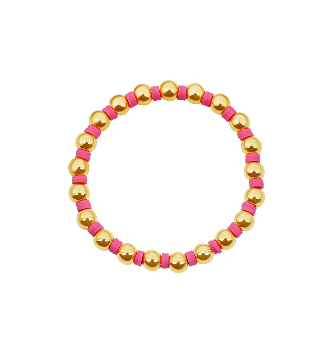 Elastic Beaded Colored Bracelet