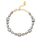 Multi Shape Black Rhodium Bracelet