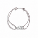 Two Stone Prong Set Adjustable Rope