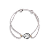 Pear Shape Adjustable Rope Bracelet