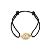 Marquis Shape Adjustable Rope Bracelet