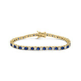 Alternating Color Tennis Bracelet