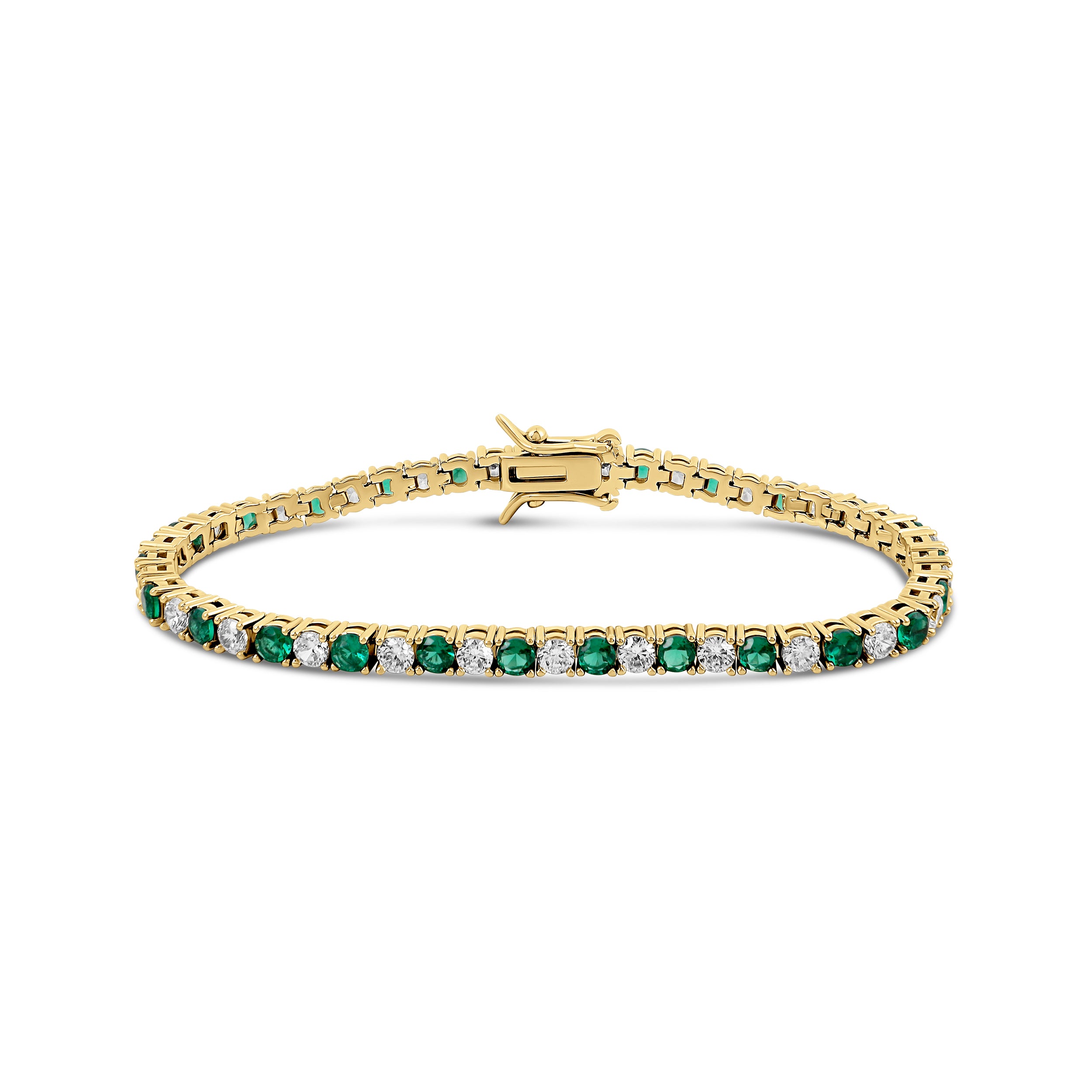 Alternating Color Tennis Bracelet