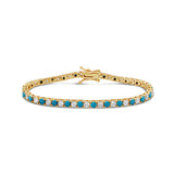 Alternating Color Tennis Bracelet