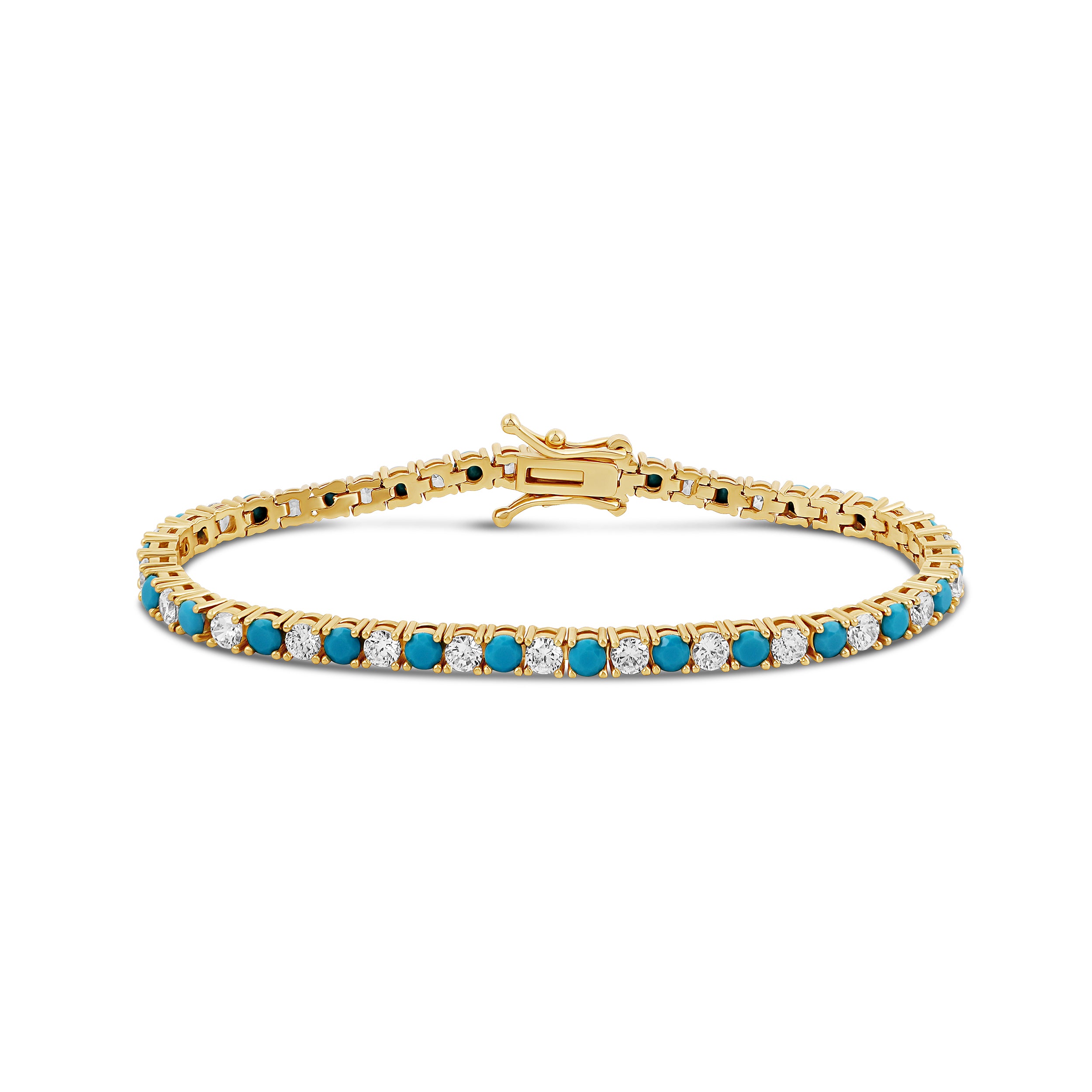 Alternating Color Tennis Bracelet