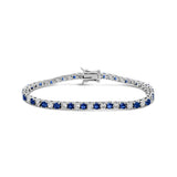 Alternating Color Tennis Bracelet