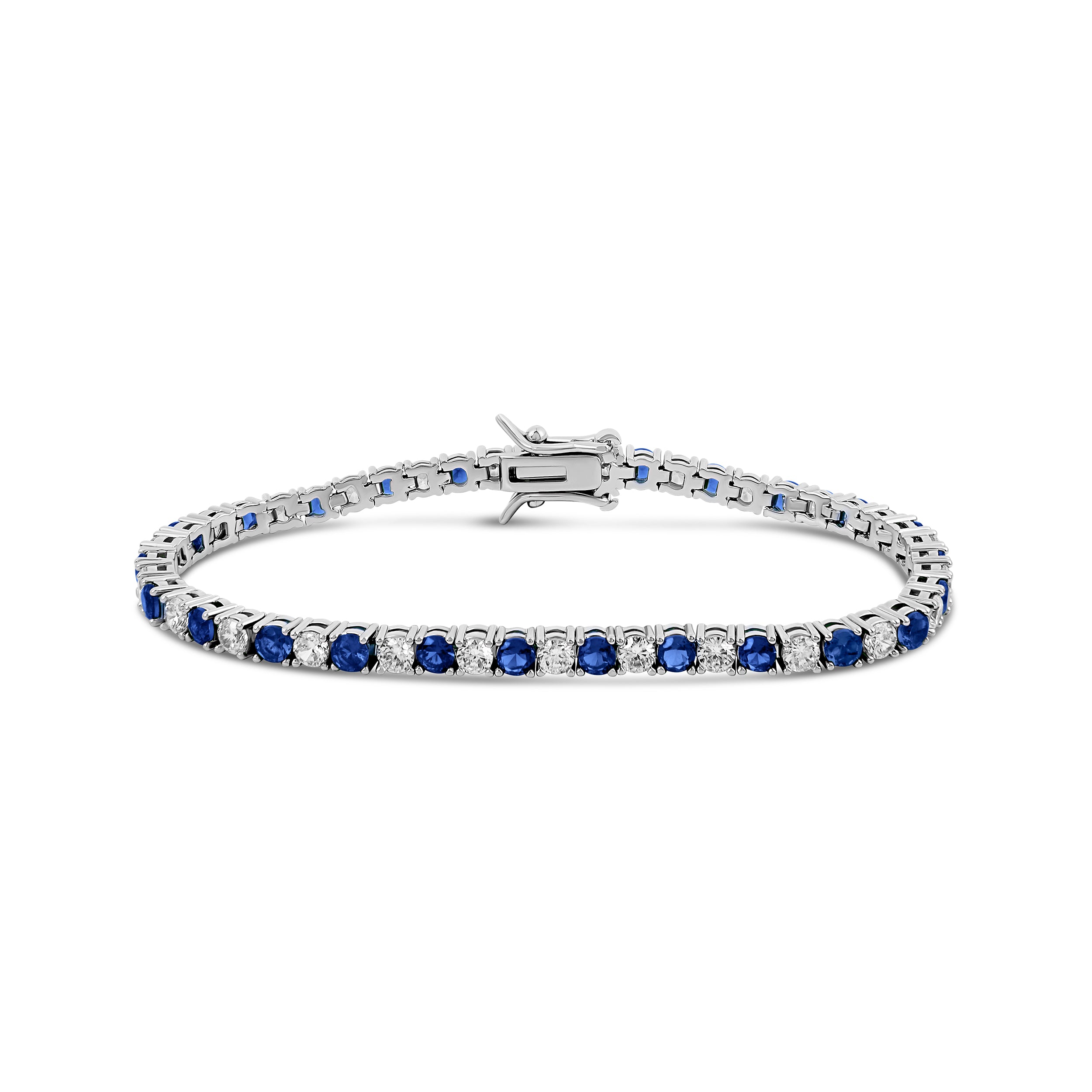 Alternating Color Tennis Bracelet