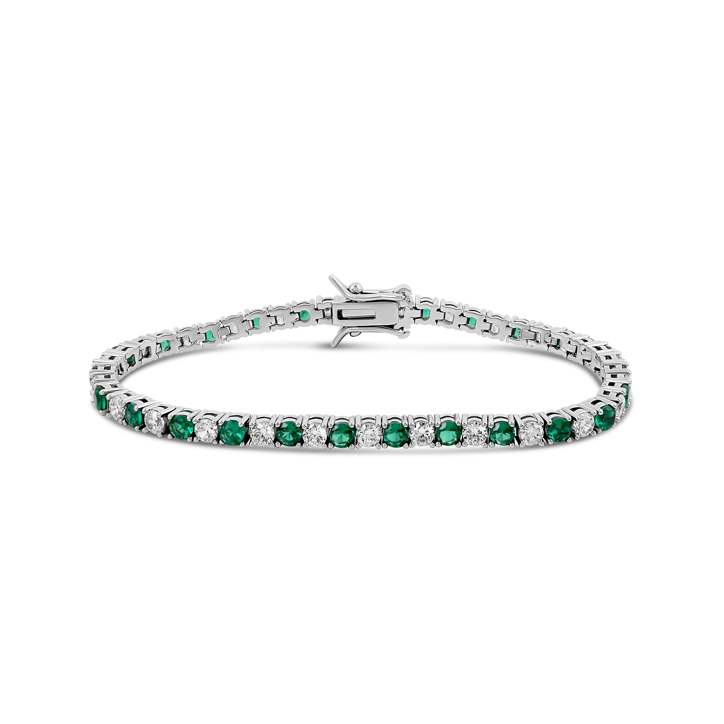 Alternating Color Tennis Bracelet