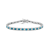 Alternating Color Tennis Bracelet