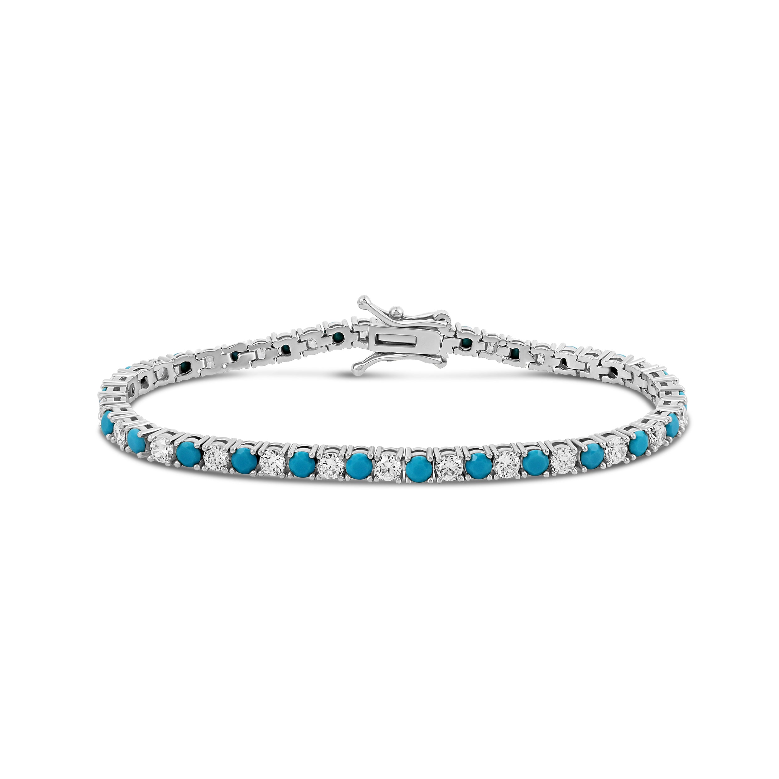 Alternating Color Tennis Bracelet