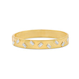 Wide Emerald Bangle