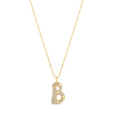 Initial Letter Retro Necklace