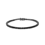 Men's Black Rhodium Tennis Bracelet