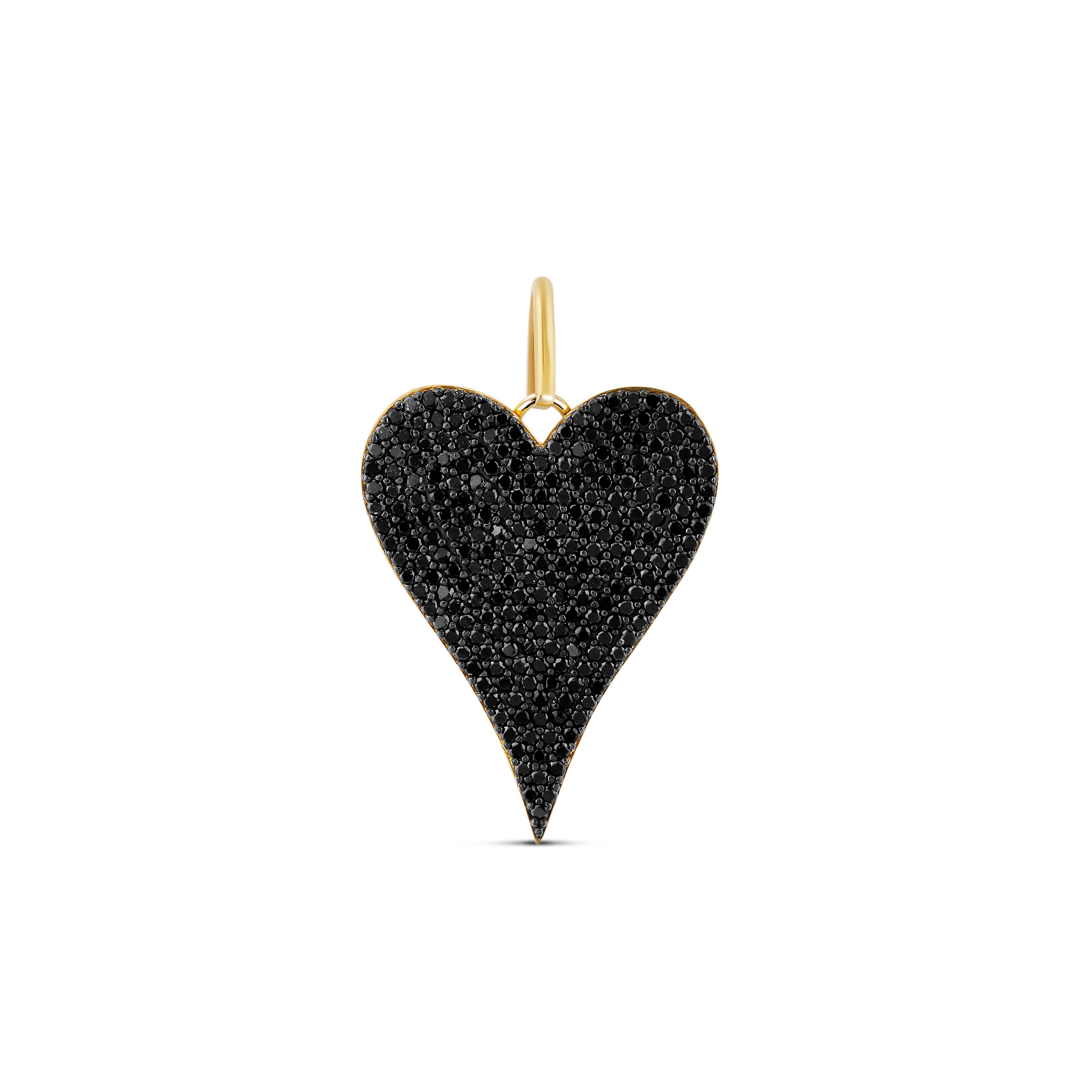 Pave Heart Charm