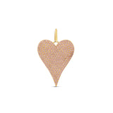 Pave Heart Charm