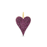 Pave Heart Charm
