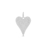 Pave Heart Charm