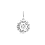 Scattered Round Heart Charm