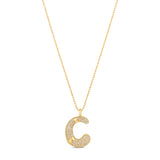 Initial Letter Retro Necklace