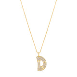 Initial Letter Retro Necklace