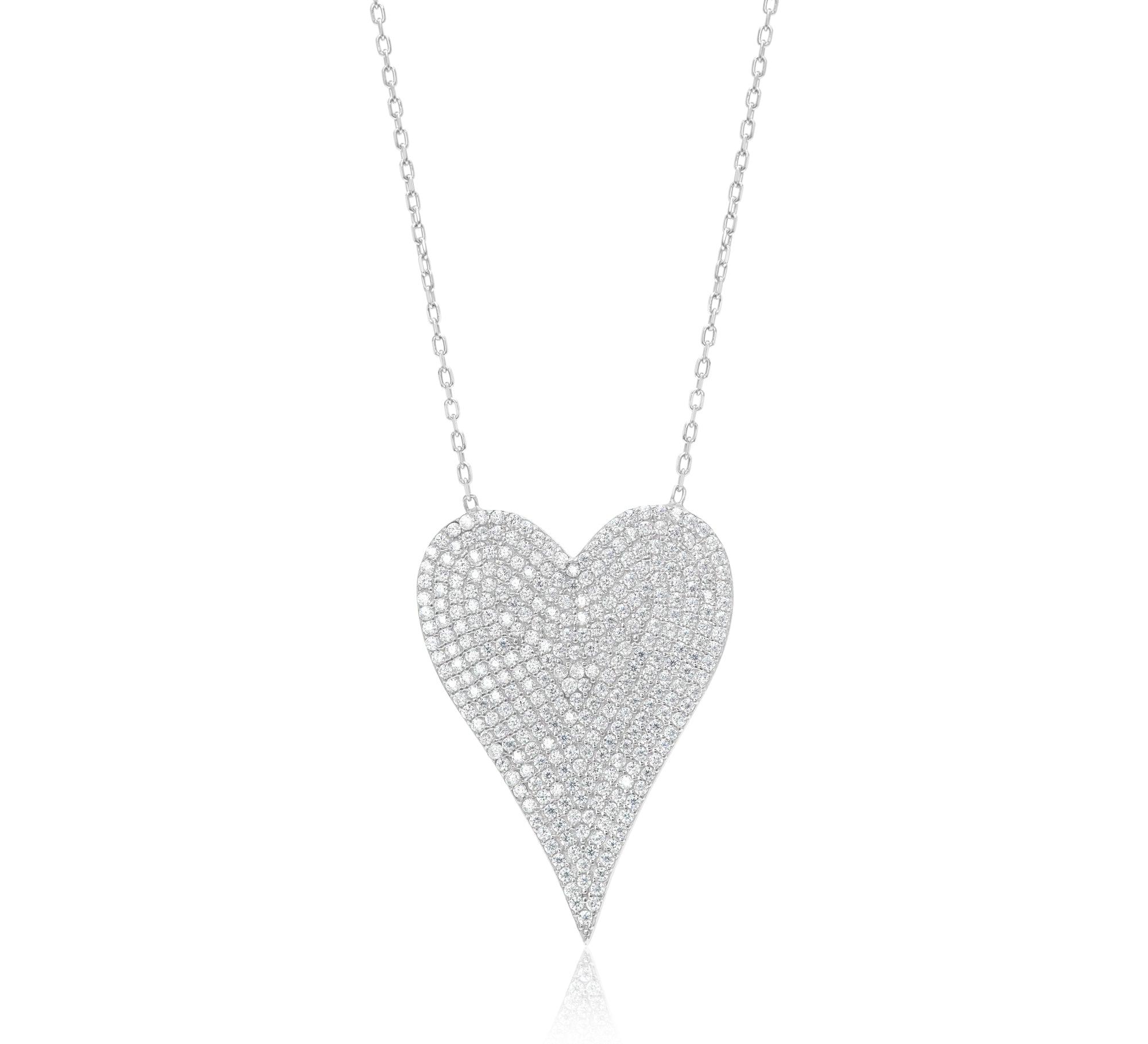 Jumbo Pave Heart