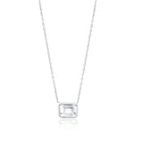 Mini Bezel Solitaire Necklace